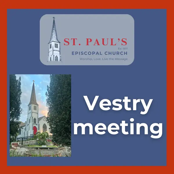 Vestry Meeting - UNDERCROFT